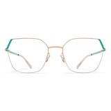 Mykita - Stine - Lite - Champagne Gold Jade Green - Metal Glasses - Optical Glasses - Mykita Eyewear