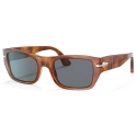 Persol - PO3268S - Terra di Siena / Light Blue - Sunglasses - Persol Eyewear