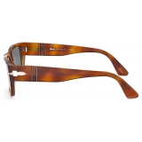 Persol - PO3268S - Terra di Siena / Light Blue - Sunglasses - Persol Eyewear