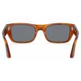 Persol - PO3268S - Terra di Siena / Light Blue - Sunglasses - Persol Eyewear