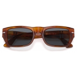 Persol - PO3268S - Terra di Siena / Light Blue - Sunglasses - Persol Eyewear