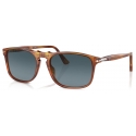 Persol - PO3059S - Terra di Siena / Polarized Light Blue Gradient - Sunglasses - Persol Eyewear