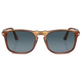 Persol - PO3059S - Terra di Siena / Azzurre Polarizzate Sfumate - Occhiali da Sole - Persol Eyewear