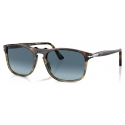 Persol - PO3059S - Tartarugato Marrone / Azzurro Sfumato Blu - Occhiali da Sole - Persol Eyewear