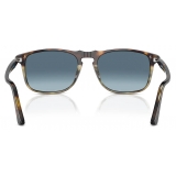 Persol - PO3059S - Tartarugato Marrone / Azzurro Sfumato Blu - Occhiali da Sole - Persol Eyewear