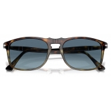 Persol - PO3059S - Tartarugato Marrone / Azzurro Sfumato Blu - Occhiali da Sole - Persol Eyewear