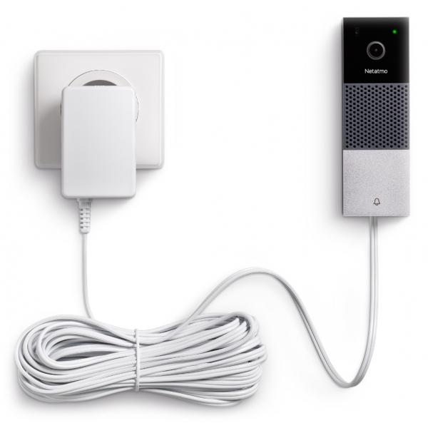 Netatmo - Smart Video Doorbell + Plug-in Transformer - Smart Doorbell