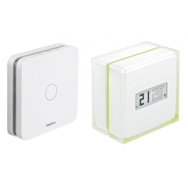 Netatmo - Modulating Thermostat Kit + Monoxide Detector - Carbon Monoxide Alarm