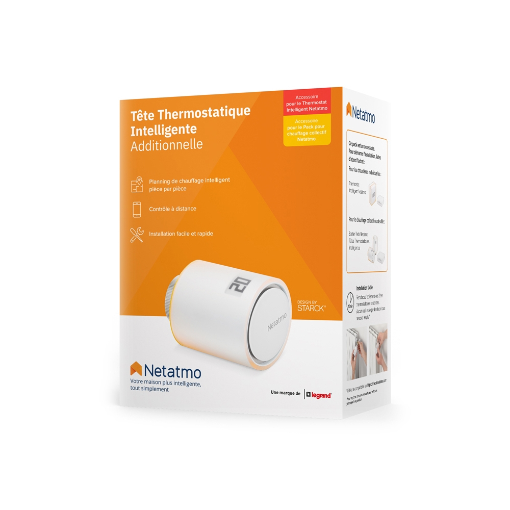 Netatmo - Thermostat + 3 Valves - Smart Thermostat - Avvenice