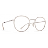 Mykita - Tuva - Lite - A41 Shiny Silver Champagne - Metal Glasses - Optical Glasses - Mykita Eyewear