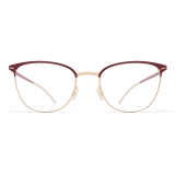 Mykita - Ulla - Lite - Champagne Gold Cranberry - Metal Glasses - Optical Glasses - Mykita Eyewear