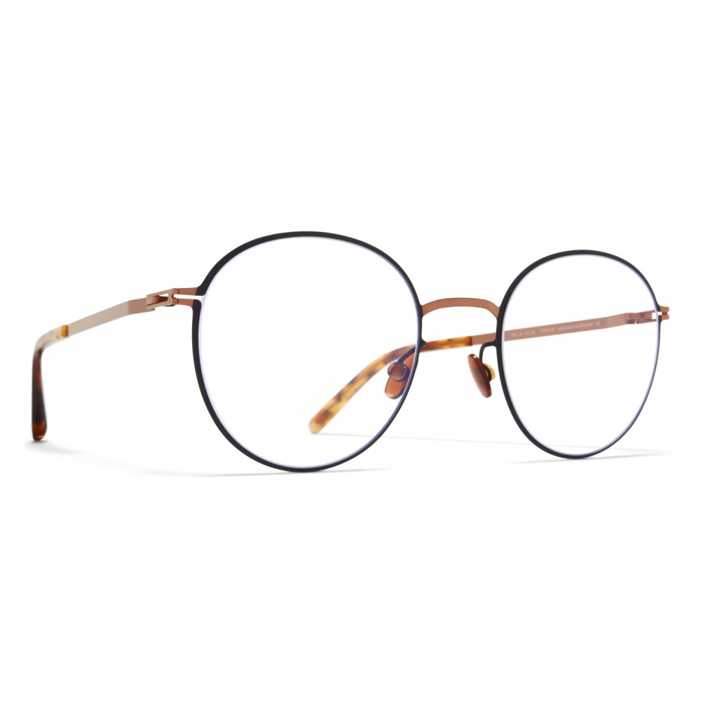 Mykita - Vabo - Lite - Shiny Copper Black - Metal Glasses - Optical ...