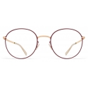 Mykita - Vabo - Lite - Champagne Gold Cranberry - Metal Glasses - Optical Glasses - Mykita Eyewear