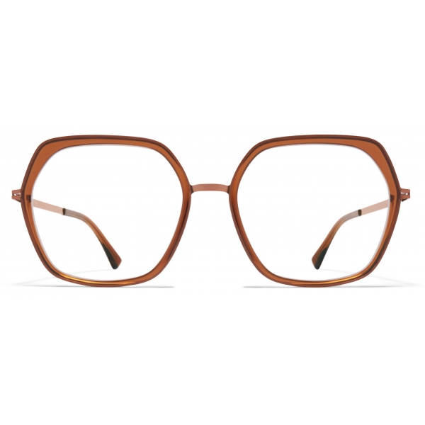 Mykita - Valda - Lite - A40 Shiny Copper Topaz - Metal Glasses - Optical Glasses - Mykita Eyewear