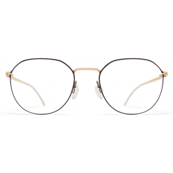 Mykita - Yngve - Lite - Champagne Gold Dark Brown - Metal Glasses - Optical Glasses - Mykita Eyewear