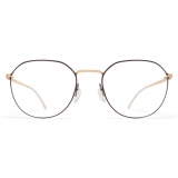 Mykita - Yngve - Lite - Champagne Gold Dark Brown - Metal Glasses - Optical Glasses - Mykita Eyewear