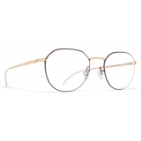 Mykita - Yngve - Lite - Champagne Gold Dark Brown - Metal Glasses - Optical Glasses - Mykita Eyewear