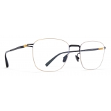 Mykita - Haru - Lessrim - Gold Black - Metal Glasses - Optical Glasses - Mykita Eyewear