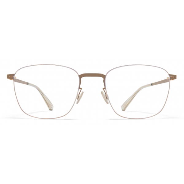 Mykita - Haru - Lessrim - Champagne Gold Taupe Grey - Metal Glasses - Optical Glasses - Mykita Eyewear