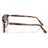 Persol - PO3059S - Tartarugato Marrone / Trasparente Sfumato Marrone - Occhiali da Sole - Persol Eyewear