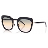 Tom Ford - Virginia Sunglasses - Occhiali da Sole a Farfalla - Nero - FT0945 - Occhiali da Sole - Tom Ford Eyewear