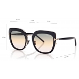 Tom Ford - Virginia Sunglasses - Occhiali da Sole a Farfalla - Nero - FT0945 - Occhiali da Sole - Tom Ford Eyewear