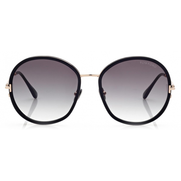 Tom Ford - Hunter Sunglasses - Occhiali da Sole Rotondi - Nero - FT0946 - Occhiali da Sole - Tom Ford Eyewear