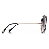 Tom Ford - Hunter Sunglasses - Occhiali da Sole Rotondi - Nero - FT0946 - Occhiali da Sole - Tom Ford Eyewear