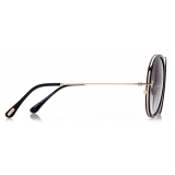 Tom Ford - Hunter Sunglasses - Round Sunglasses - Black - FT0946 - Sunglasses - Tom Ford Eyewear