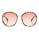 Tom Ford - Hunter  - Occhiali da Sole Rotondi - Havana Bionda Bordeaux - FT0946 - Occhiali da Sole - Tom Ford Eyewear