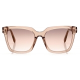 Tom Ford - Selby Sunglasses - Occhiali da Sole Squadrati - Champagne - FT0952 - Occhiali da Sole - Tom Ford Eyewear