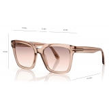 Tom Ford - Selby Sunglasses - Occhiali da Sole Squadrati - Champagne - FT0952 - Occhiali da Sole - Tom Ford Eyewear