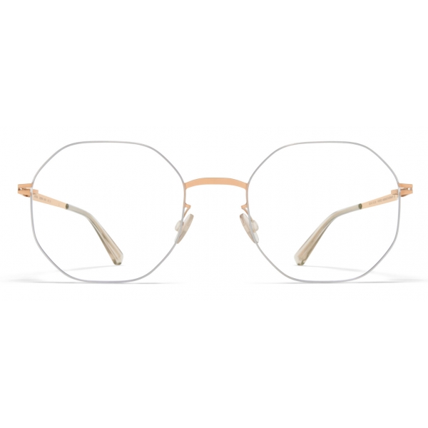 Mykita - Kaori - Lessrim - Silver Champagne Gold - Metal Glasses - Optical Glasses - Mykita Eyewear