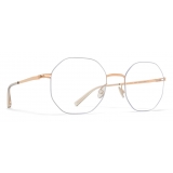 Mykita - Kaori - Lessrim - Silver Champagne Gold - Metal Glasses - Optical Glasses - Mykita Eyewear