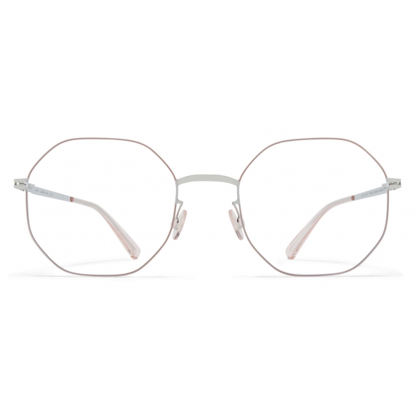 Mykita - Kaori - Lessrim - Silver Dark Rose - Metal Glasses - Optical Glasses - Mykita Eyewear
