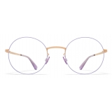 Mykita - Kayo - Lessrim - Oro Champagne Iris Lilla - Metal Glasses - Occhiali da Vista - Mykita Eyewear