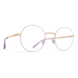 Mykita - Kayo - Lessrim - Champagne Gold Iris Lilac - Metal Glasses - Optical Glasses - Mykita Eyewear