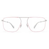 Mykita - Masao - Lessrim - Silver Neon Red - Metal Glasses - Optical Glasses - Mykita Eyewear