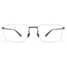Mykita - Nobu - Lessrim - Argento Nero - Metal Glasses - Occhiali da Vista - Mykita Eyewear