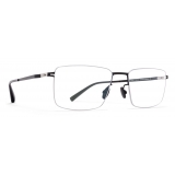 Mykita - Nobu - Lessrim - Argento Nero - Metal Glasses - Occhiali da Vista - Mykita Eyewear