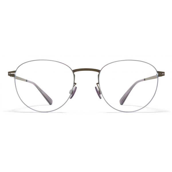 Mykita - Taro - Lessrim - Shiny Graphite Camou Green - Metal Glasses - Optical Glasses - Mykita Eyewear