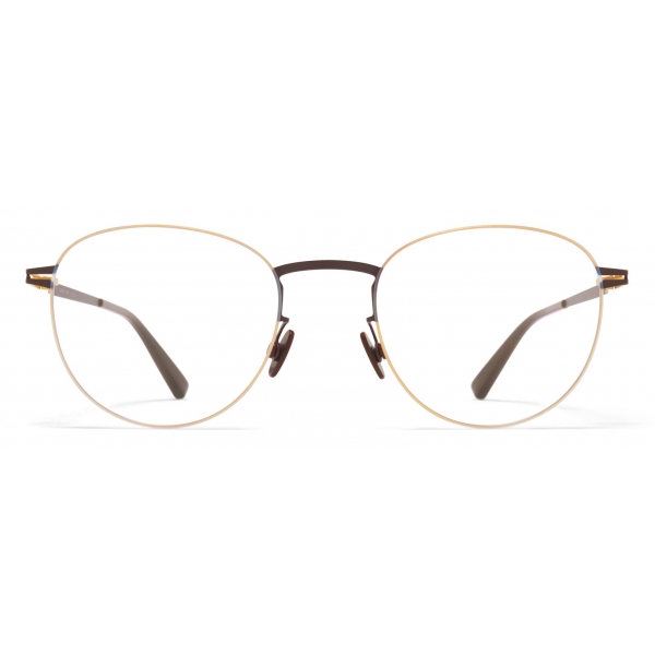 Mykita - Taro - Lessrim - Gold Dark Brown - Metal Glasses - Optical Glasses - Mykita Eyewear