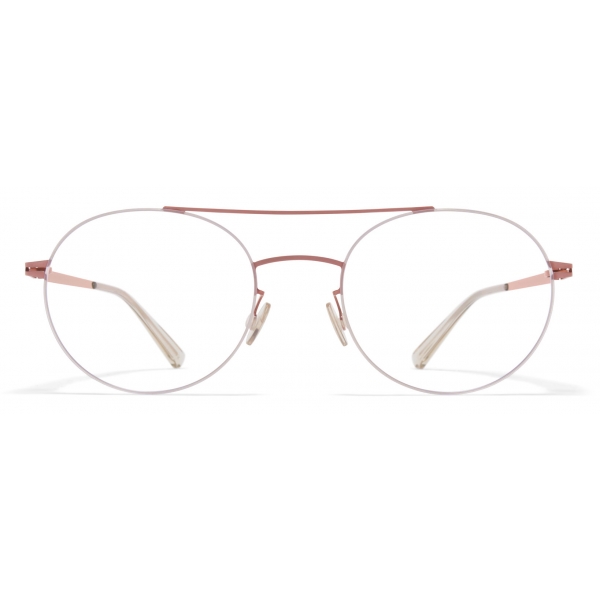 Mykita - Tomi - Lessrim - Purple Bronze Shiny Silver - Metal Glasses - Optical Glasses - Mykita Eyewear