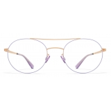 Mykita - Tomi - Lessrim - Champagne Gold Iris Lilac - Metal Glasses - Optical Glasses - Mykita Eyewear