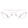 Mykita - Tomi - Lessrim - Champagne Gold Iris Lilac - Metal Glasses - Optical Glasses - Mykita Eyewear