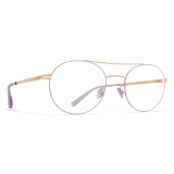 Mykita - Tomi - Lessrim - Champagne Gold Iris Lilac - Metal Glasses - Optical Glasses - Mykita Eyewear