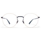 Mykita - Tomomi - Lessrim - Gold Indigo - Metal Glasses - Optical Glasses - Mykita Eyewear