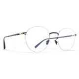 Mykita - Tomomi - Lessrim - Gold Indigo - Metal Glasses - Optical Glasses - Mykita Eyewear