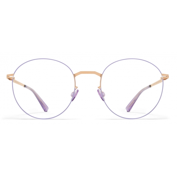 Mykita - Tomomi - Lessrim - Champagne Gold Iris Lilac - Metal Glasses - Optical Glasses - Mykita Eyewear