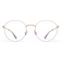 Mykita - Tomomi - Lessrim - Champagne Gold Iris Lilac - Metal Glasses - Optical Glasses - Mykita Eyewear